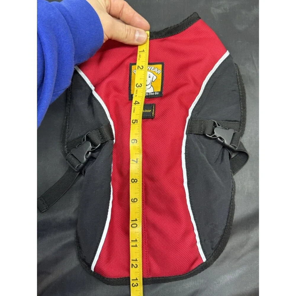 Ruffwear Cloud Chaser Fleece Lined Dog Jacket Red Size XS